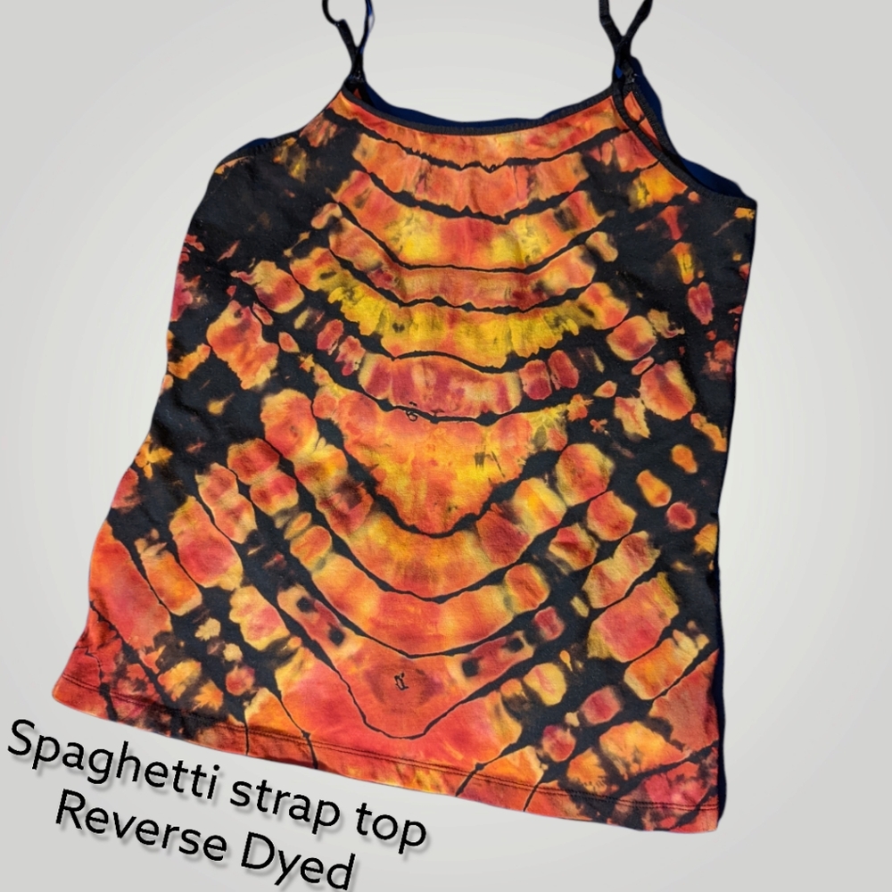 Tie-Dyed Spaghetti Strap Top sized 12-14